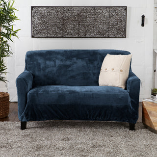 Velvet Form Fit Stretch Slipcovers - Gale Collection