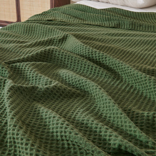 100% Cotton Waffle Weave Blanket