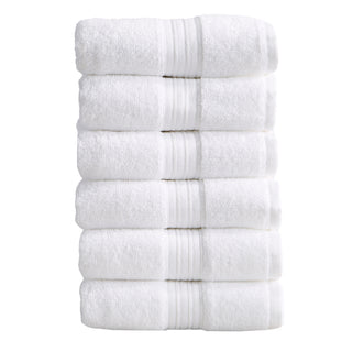 6 Pack Cotton Hand Towels - Cooper Collection