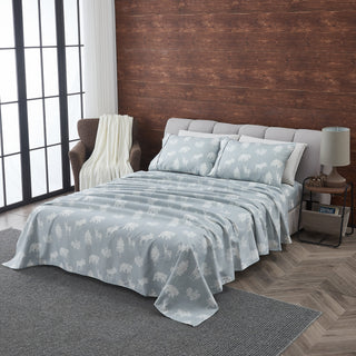 4-Piece Lodge Microfiber Sheet - Mountain Ridge Collection