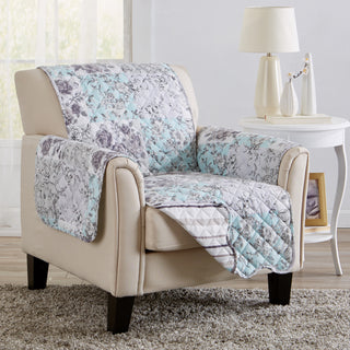 Reversible Floral Patchwork Furniture Protector - Maribel Collection