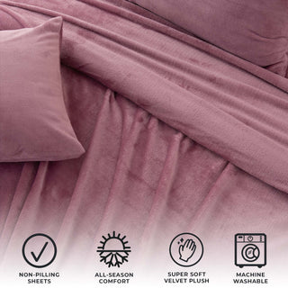 Velvet Plush Warm and Cozy Sheet Set