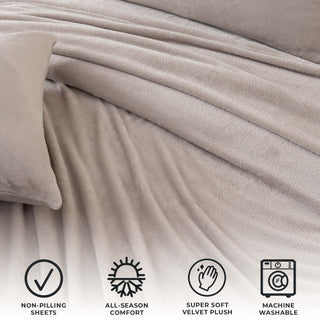 Velvet Plush Warm and Cozy Sheet Set