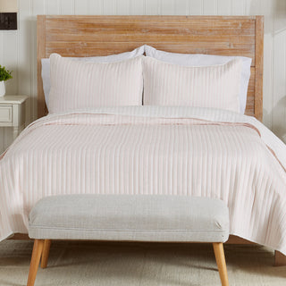 3-Piece Stripe Quilt - Marcie Collection