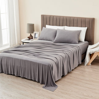 4-Piece Interlock Technology Performance Cooling Sheet Set - Mackenna Collection