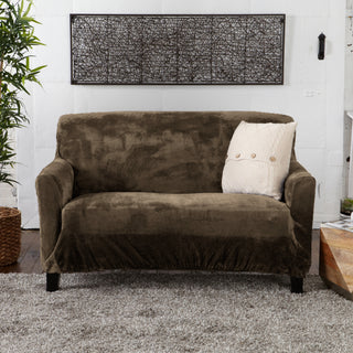 Velvet Form Fit Stretch Slipcovers - Gale Collection