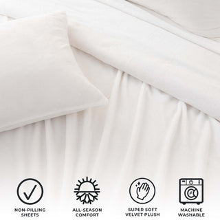 Velvet Plush Warm and Cozy Sheet Set