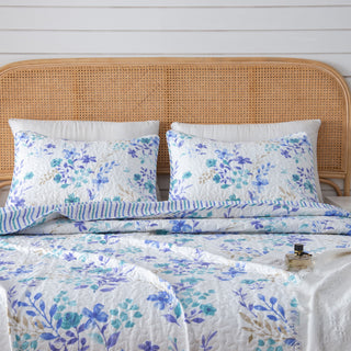 April Morning Floral Quilt Set