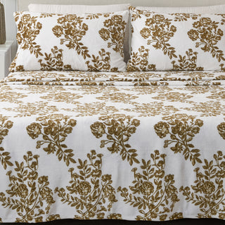 4-Piece Lodge Plush Sheet - Velvet Luxe-Lattice Collection