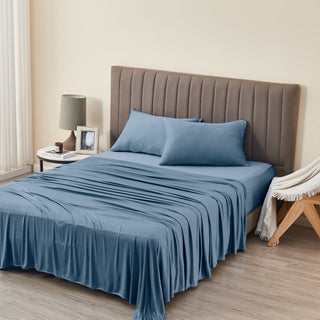 4-Piece Interlock Technology Performance Cooling Sheet Set - Mackenna Collection