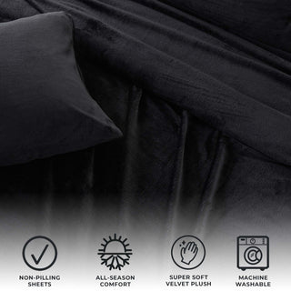 Velvet Plush Warm and Cozy Sheet Set