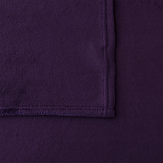 4-Piece Solid Jewel-Toned Plush Sheet - Velvet Luxe Collection