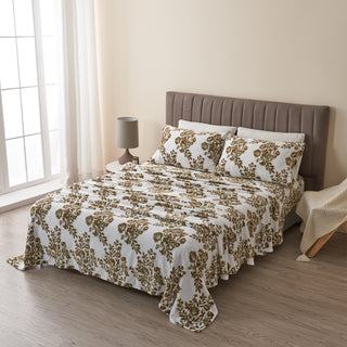 4-Piece Lodge Plush Sheet - Velvet Luxe-Lattice Collection