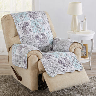 Reversible Floral Patchwork Furniture Protector - Maribel Collection