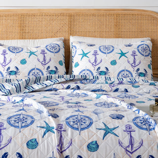 Azure Collection Coastal Quilt Set