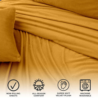 Velvet Plush Warm and Cozy Sheet Set