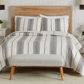 3-Piece Stripe Quilt - Wesley Collection