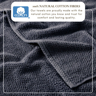 100% Cotton Absorbent & Quick-Dry Looped Bath Towels