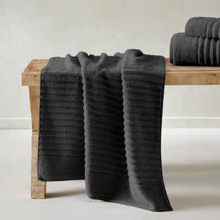 Premium Cotton Ribbed Towel Set