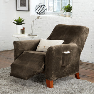 Velvet Form Fit Stretch Slipcovers - Gale Collection