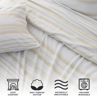 Premium Turkish Cotton Heavyweight Flannel Sheet Set