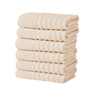 Premium Cotton Ribbed Towel Set