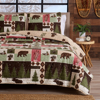 Wilder Collection 3 Piece Lodge Quilt Set