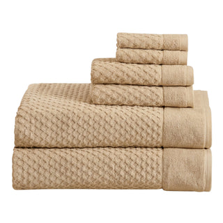 Ultra-Soft 100% Cotton Diamond Waffle Bath Towels