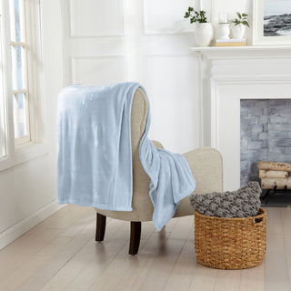 Velvet Plush Fleece Solid Warm and Cozy Blanket