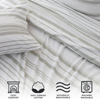 Premium Turkish Cotton Heavyweight Flannel Sheet Set
