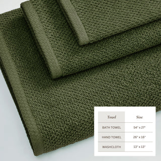 100% Cotton Absorbent & Quick-Dry Looped Bath Towels