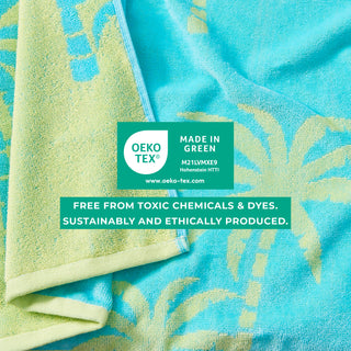 2 Pack 100% Cotton Printed Beach Towel