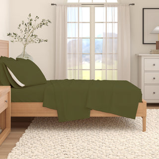 Premium Turkish Cotton Flannel Sheet Set