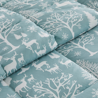 Christmas Down Alternative Comforter and Sham Set