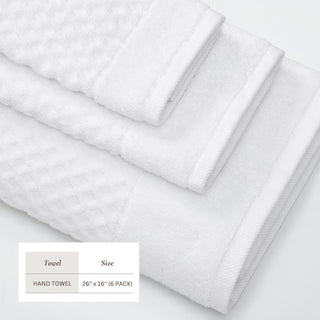 Ultra-Soft 100% Cotton Diamond Waffle Bath Towels