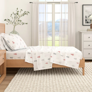 Premium Turkish Cotton Winter Lodge Flannel Sheet Set