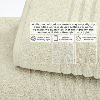 Premium Cotton Ribbed Towel Set