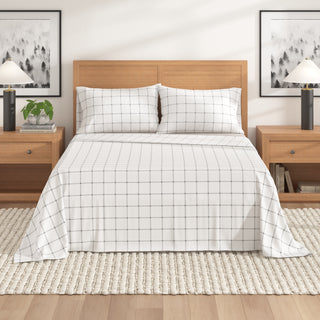 Premium Turkish Cotton Winter-Theme Flannel Sheet Set
