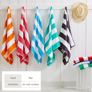 Premium 100% Cotton Velour Beach Towels