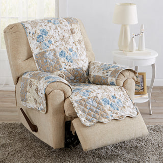 Reversible Floral Patchwork Furniture Protector - Maribel Collection