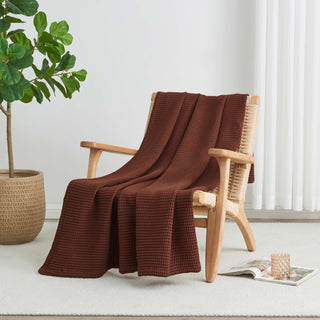 100% Cotton Waffle Weave Blanket