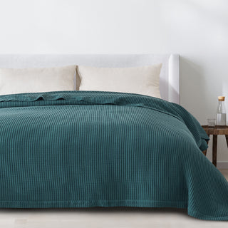 100% Cotton Waffle Weave Blanket