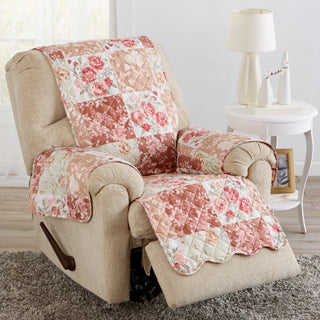 Reversible Floral Patchwork Furniture Protector - Maribel Collection