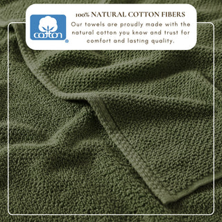 100% Cotton Absorbent & Quick-Dry Looped Bath Towels