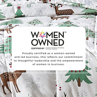 Christmas Down Alternative Comforter and Sham Set