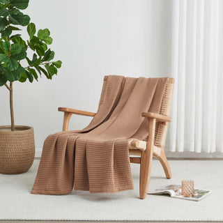 100% Cotton Waffle Weave Blanket