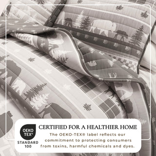 Reversible Lodge Printed Quilt Set (2- or 3-Piece)