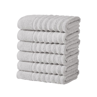 Premium Cotton Ribbed Towel Set