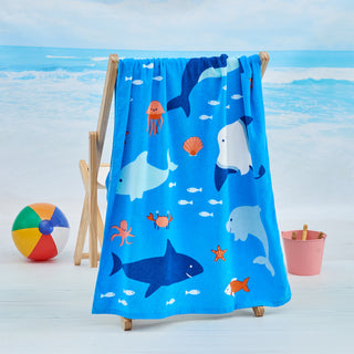 Premium Ultra Soft 100% Cotton Printed Beach Towel for Kids