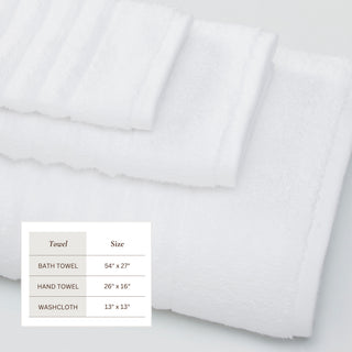 Premium Cotton Ribbed Towel Set
